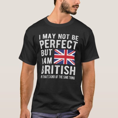 British Flag Great Britain Heritage British Roots T_Shirt