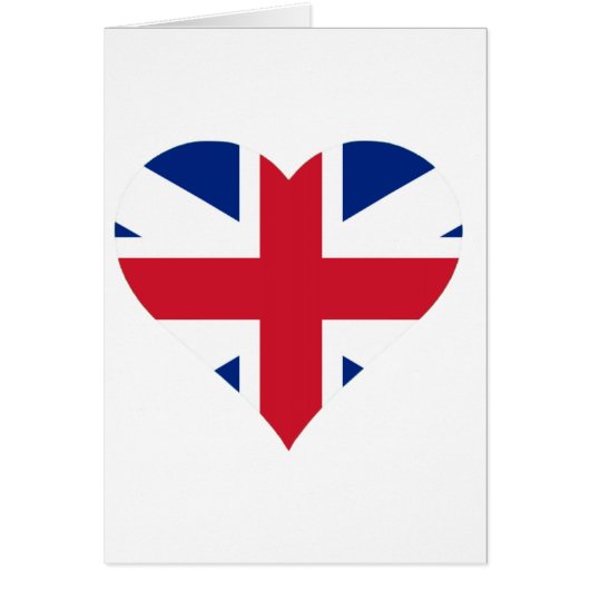 British Flag Heart Cards (Front)