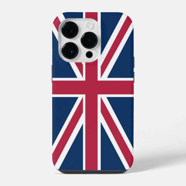 British flag iphone case (Back)