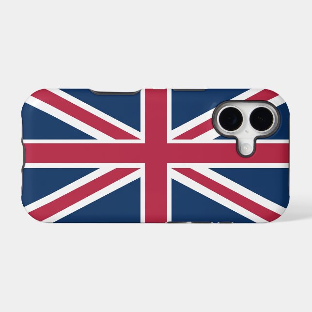 British Flag iPhone Case (Back Horizontal)