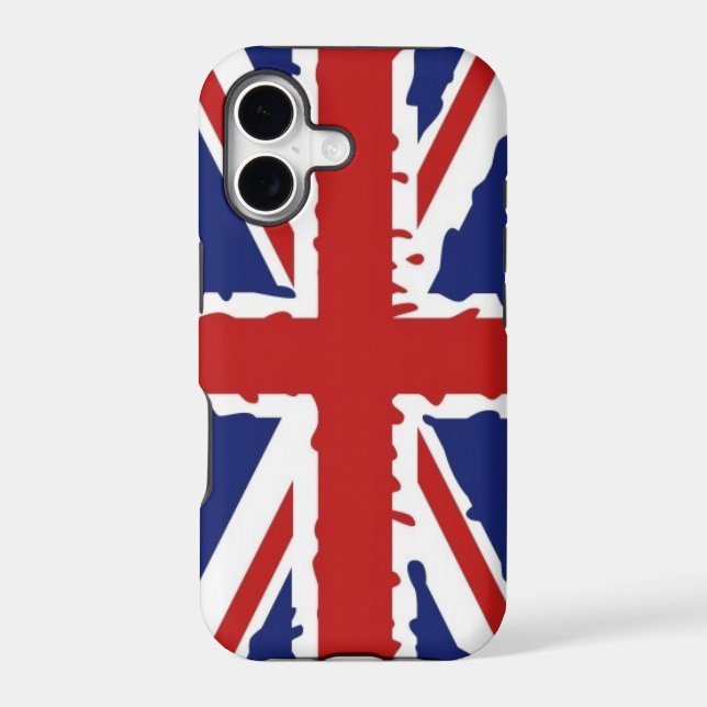 British flag iphone case (Back)