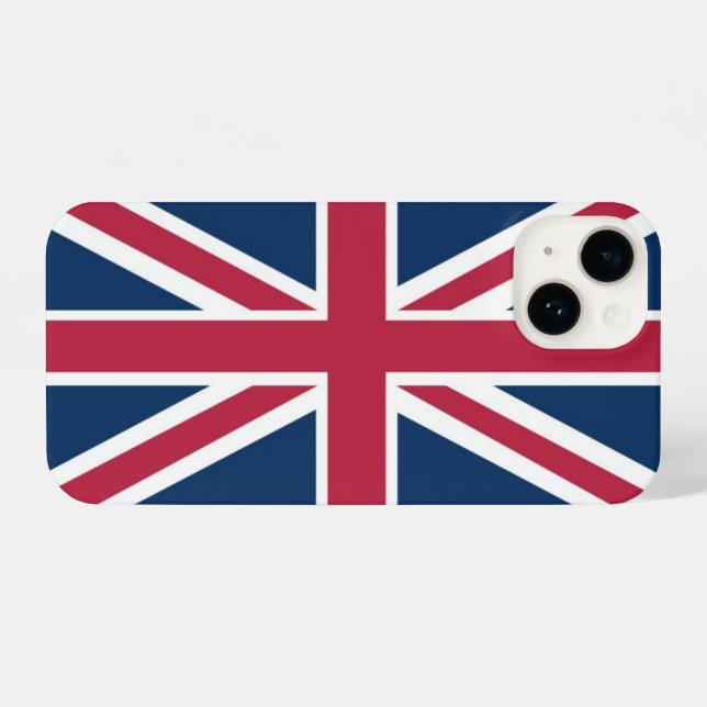 British flag iPhone case (Back Horizontal)