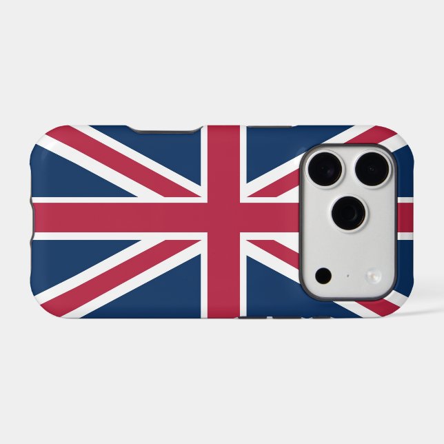 British Flag iPhone Case (Back Horizontal)