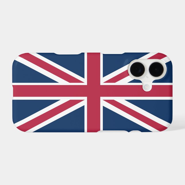 British flag iPhone case (Back Horizontal)