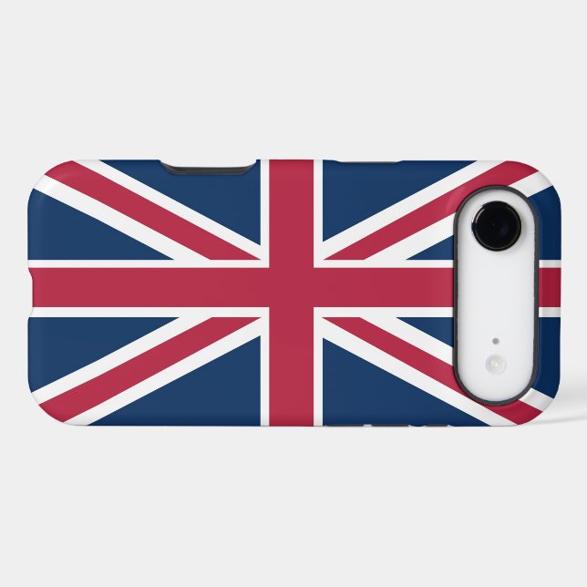 British Flag iPhone Case (Back Horizontal)