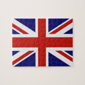 British Flag Jigsaw Puzzle by inspirationzstore at Zazzle