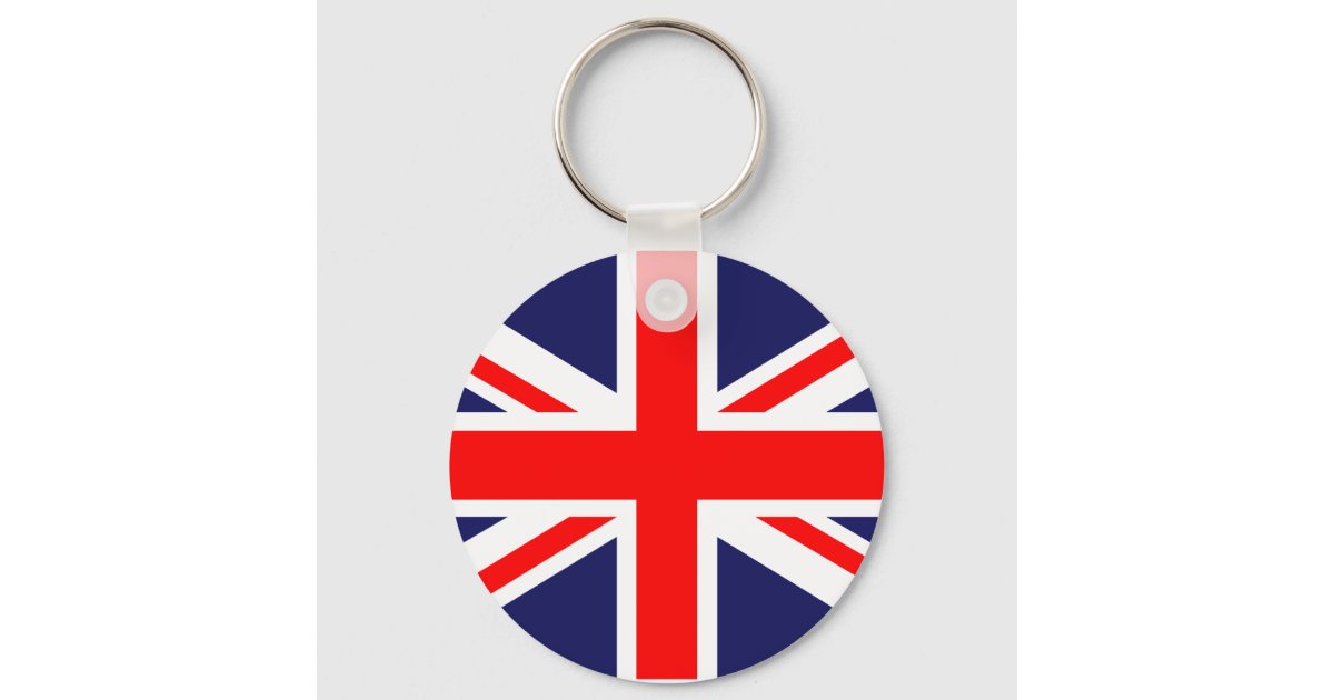 British Flag Keychain | Zazzle