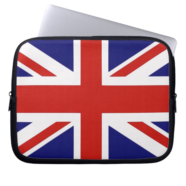 British flag laptop sleeve (Front)