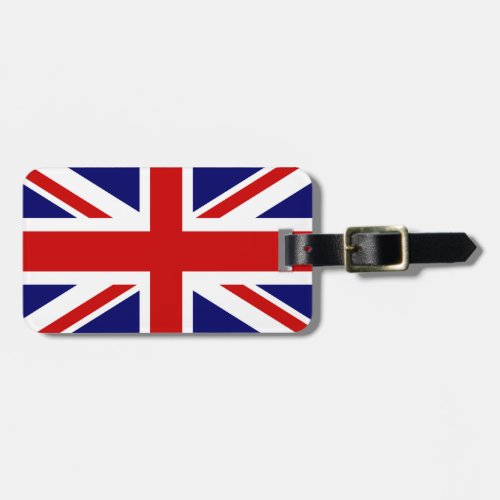 British flag luggage tags for bags and suitcases