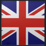 British flag napkin<br><div class="desc">british, flag, "british flag", "union jack", union, jack, english, england, "united kingdom", "u.k", "u.k.", "english flag", "england flag", "united kingdom flag", "great britain", britain, flags, country, isles, blue, red, white, cross, ireland, scotland, wales, </div>