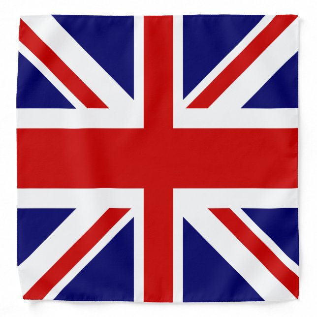 British Flag National Symbol of United Kingdom Bandana (Front)
