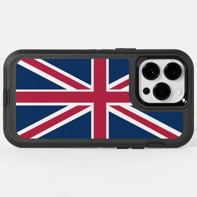 British flag otterbox iPhone case (Back Horizontal)
