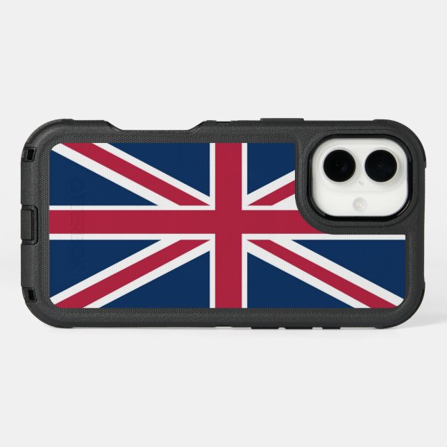 British flag otterbox iPhone case (Back Horizontal)