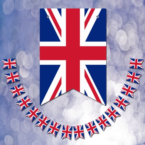 British Flag Party United Kingdom Bunting Banners