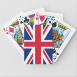 British Flag Playing Cards<br><div class="desc">Show your true colors with this deck of premium British Flag playing cards. Each durable, semi-gloss card features the flag of the United Kingdom on the back. Made with patented casino quality paper and a color printing process that is second to none, these cards are a perfect way to add...</div>