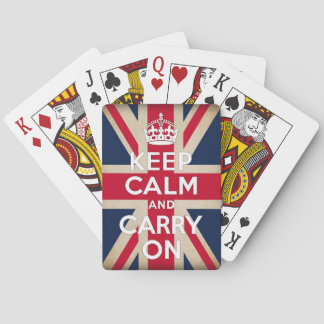 british flag poker cards