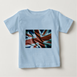 British Flag Pop Art Baby T-Shirt