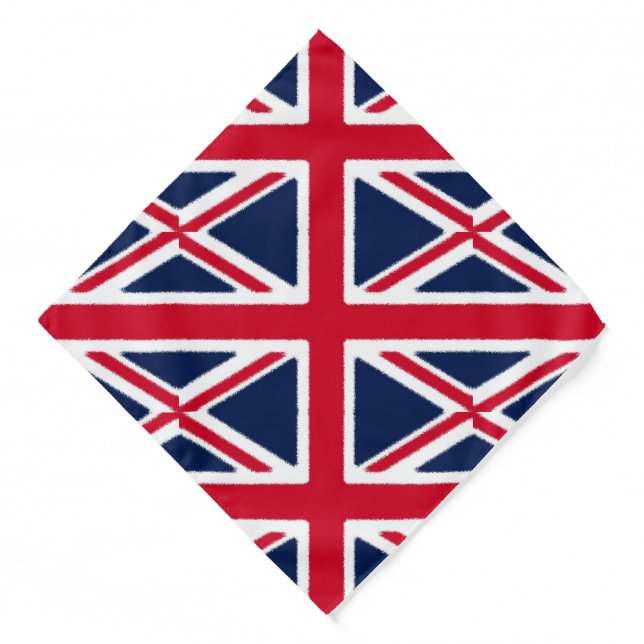 British Flag Pop Art European Travel Bandana (Front)