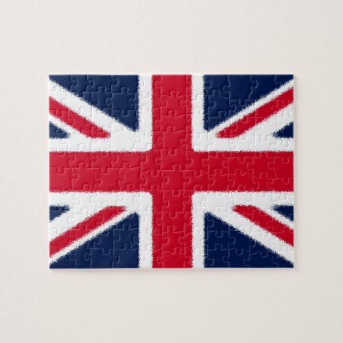 British Flag Pop Art European Travel Jigsaw Puzzle