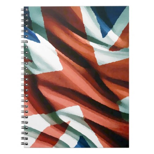 British Flag Pop Art Notebook