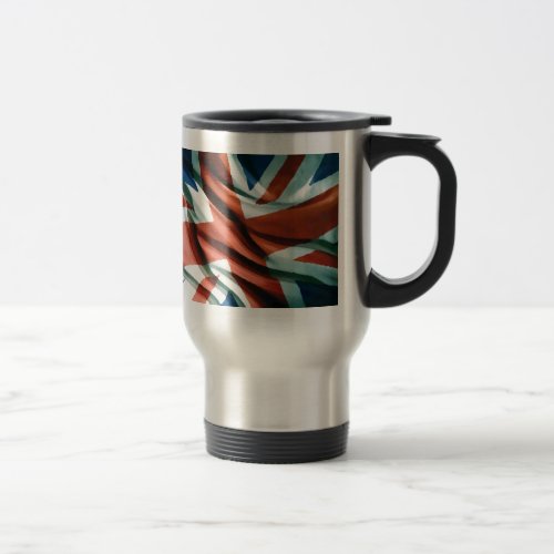 British Flag Pop Art Travel Mug