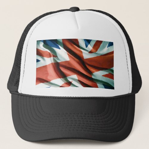 British Flag Pop Art Trucker Hat