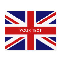 British flag post cards | Union Jack design