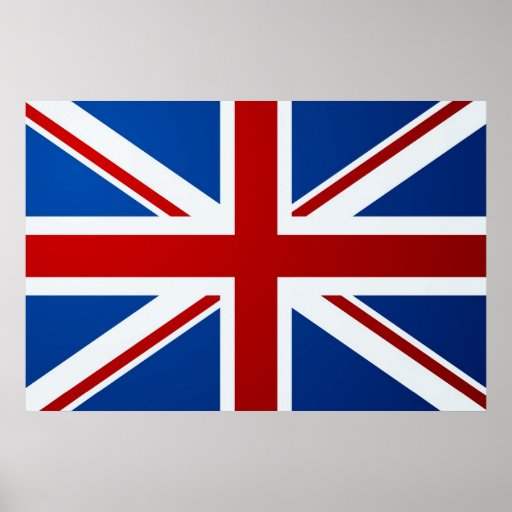 British flag poster | Zazzle