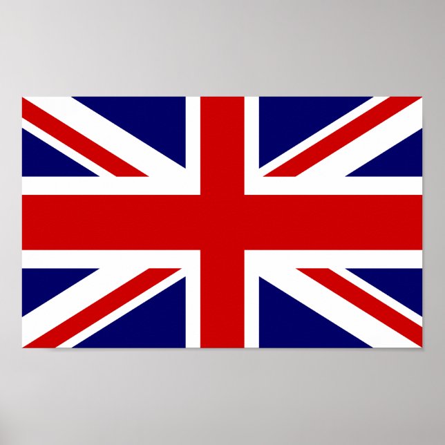 British flag poster | Union jack design (Front)