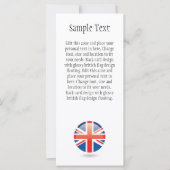 British Flag Rack Card (Front)