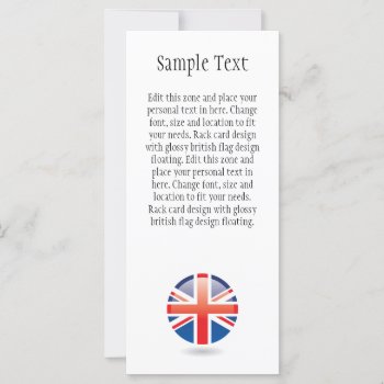 British Flag Rack Card by dragonartz at Zazzle