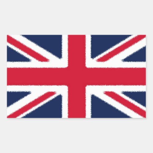 British Flag Rectangular Sticker