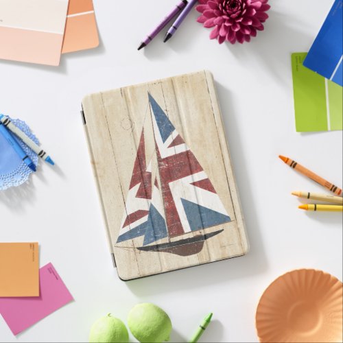 British Flag Sailboat iPad Air Cover