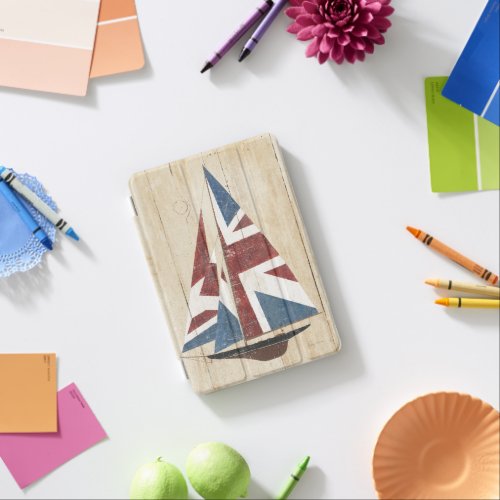 British Flag Sailboat iPad Mini Cover
