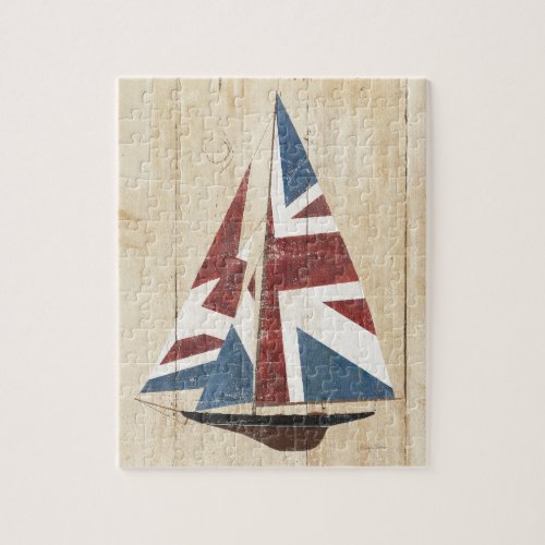 British Flag Sailboat Jigsaw Puzzle