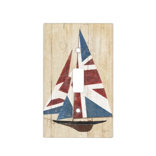 British Flag Sailboat Light Switch Cover