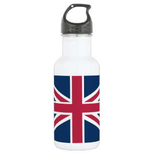 British flag stainless steel water bottle