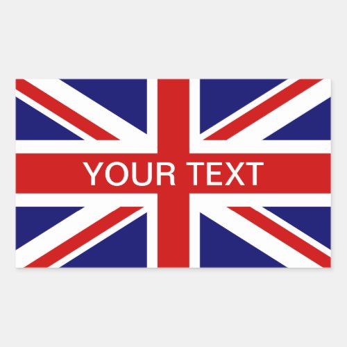 British flag stickers  personalizable union jack