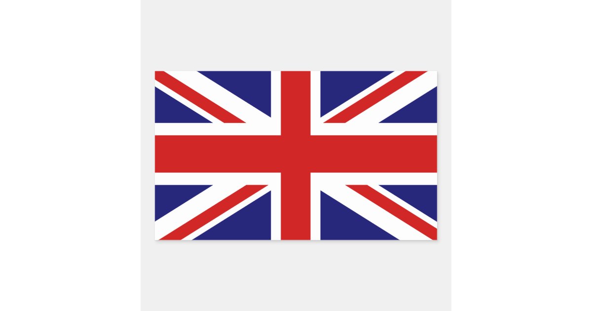 British flag stickers | Union jack design | Zazzle