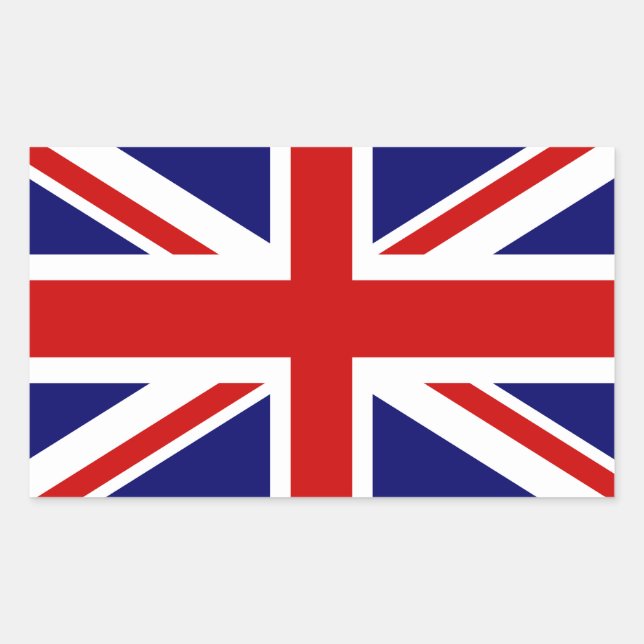 British flag stickers | Union jack design (Front)