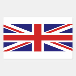 British flag stickers Union jack design