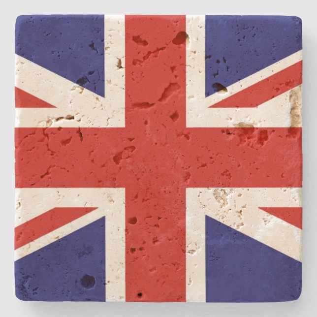 British Flag Stone Coaster (Front)