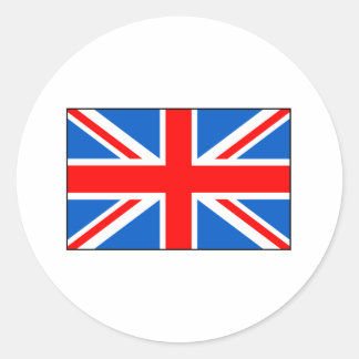 British Flag T-shirts and Gifts Classic Round Sticker