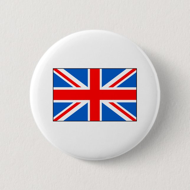 British Flag T-shirts and Gifts Pinback Button (Front)
