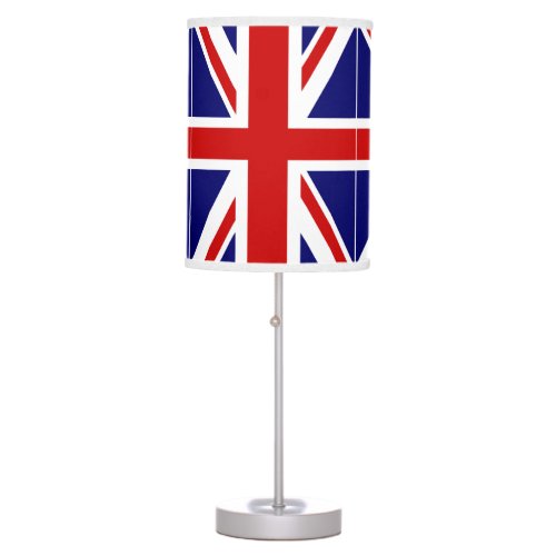 British flag table lamps  Union Jack decor