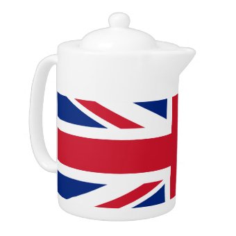 British flag teapot | Zazzle