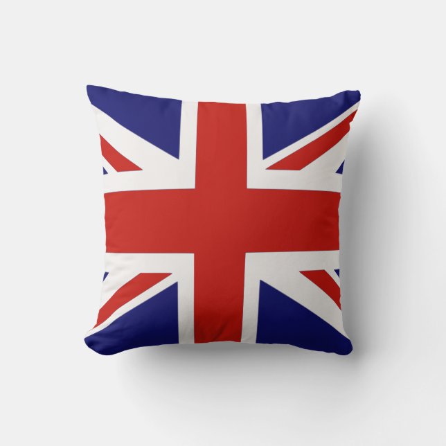 British flag throw pillow (Front)