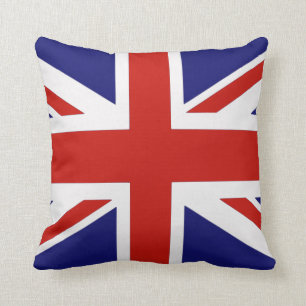 British flag throw pillow