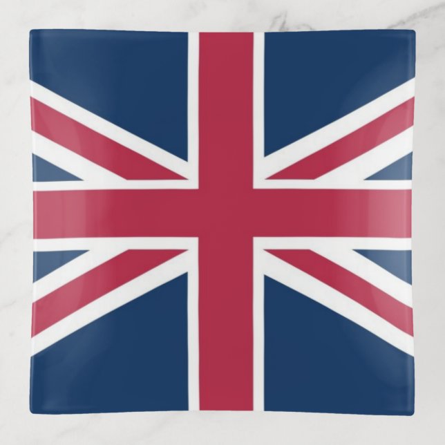 British Flag Trinket Tray (Front)
