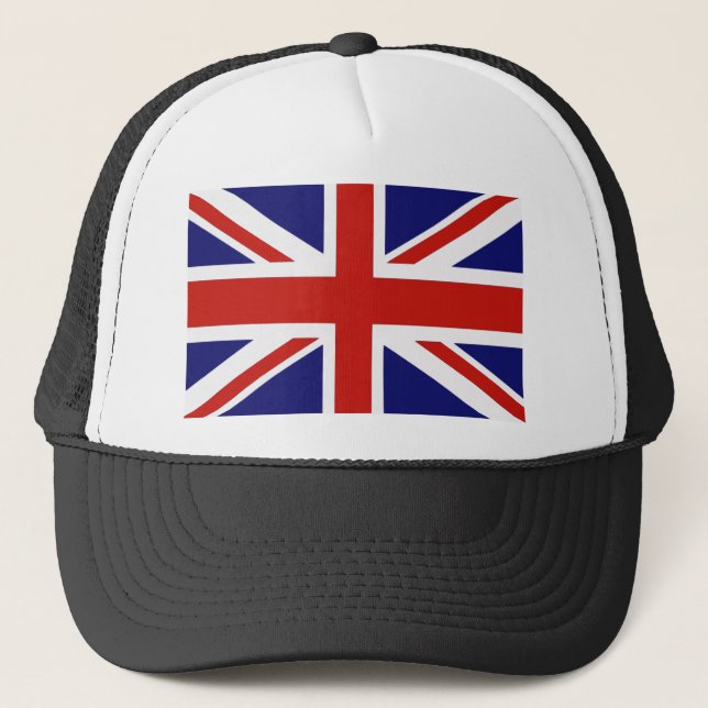 British flag trucker hat (Front)